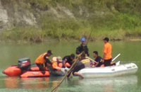 Jasad Alif ditemukan mengambang dengan sendirinya pada Senin sore sekitar jam 16.07 WITA