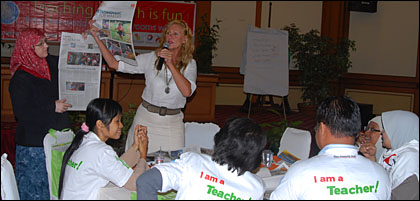 Koran bisa menjadi media pembelajaran bahasa Inggris yang lebih menarik dan menyenangkan