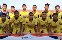Skuad Mitra Kukar U-19 sukses menahan imbang tuan rumah Borneo FC U-19