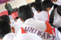 Kegiatan PK2 Unikarta diikuti 907 mahasiswa baru tahun akademik 2014/2015