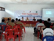 Suasana Workshop Pengenalan Prosedur Lelang di Kecamatan Anggana pekan lalu