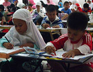 Kegiatan Lomba Mewarna dalam rangka peresmian Kawasan Behonjor diikuti 125 bocah TK/SD