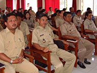 Para aparatur Kelurahan se-Tenggarong ketika mengikuti kegiatan Bimbingan Teknis yang berlangsung selama 2 hari