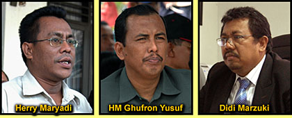 Tiga calon Pj Bupati Kukar yang telah diusulkan DPRD Kukar pada Oktober lalu