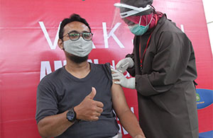 Vaksinasi massal gelombang kedua di Kukar menyasar para pelayan publik, termasuk para ASN Pemkab Kukar