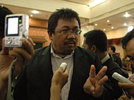 Kepala BKD Kukar H Didi Marzuki ketika memberikan keterangan kepada para wartawan, Rabu (10/05) kemarin