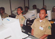 Sebanyak 35 tenaga operator Diskencana Kukar saat mengikuti pelatihan SIAK di Jakarta baru-baru ini