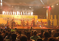 Setelah sukses dengan pelaksanaan Gelar Tinju Dunia antara Chris John vs Juan Manuel Marquez, Golden Gate Arena kembali akan dijadikan sebagai arena pertarungan gulat bebas a la Smack Down