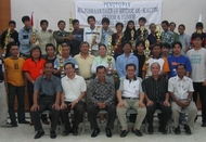 Para juara Kejurda Bridge Senior-Junior se Kaltim saat foto bersama