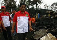 Plt Sekkab HM Aswin prihatin atas musibah kebakaran yang melanda Loa Janan