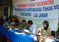 Suasana kegiatan Musrenbang Tingkat Kecamatan Loa Janan yang berlangsung Jum'at pekan lalu