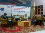 Suasana Dialog Internal PMII Kukar yang digelar dalam rangka memperingati Harlah PMII ke-48