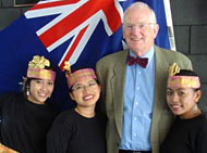 Widuri Sandiati (kedua dari kiri) menjadi satu-satunya wakil Kaltim pada program PPIA 2007-2008