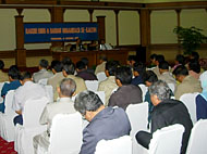 Suasana Rakor Biro dan Bagian Organisasi se-Kaltim di Mulawarman Ballroom, Hotel Singgasana Tangga Arung, Tenggarong