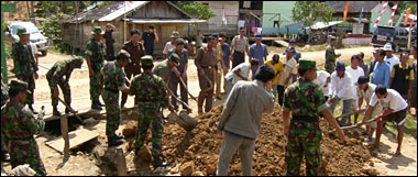 Melalui TNI Manunggal Sosial Sejahtera diharapkan dapat membantu masyarakat dan pemerintah daerah memulihkan kondisi daerah pasca banjir