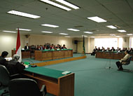 Sidang putusan perkara hukum terhadap Syaukani di PN Tipikor Jakarta Selatan beberapa waktu lalu